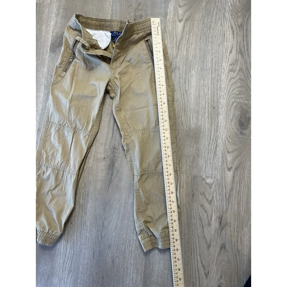 Polo Ralph Lauren Boys Tan Utility Jogger Pants Khaki 6